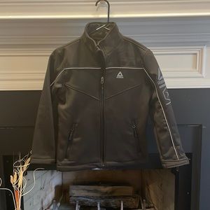 EUC - Boys Black Reebok Jacket Size Small